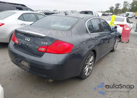 2007 Infiniti G35 Sport z USA, uszkodzony, nr VIN JNKBV61E67M715423